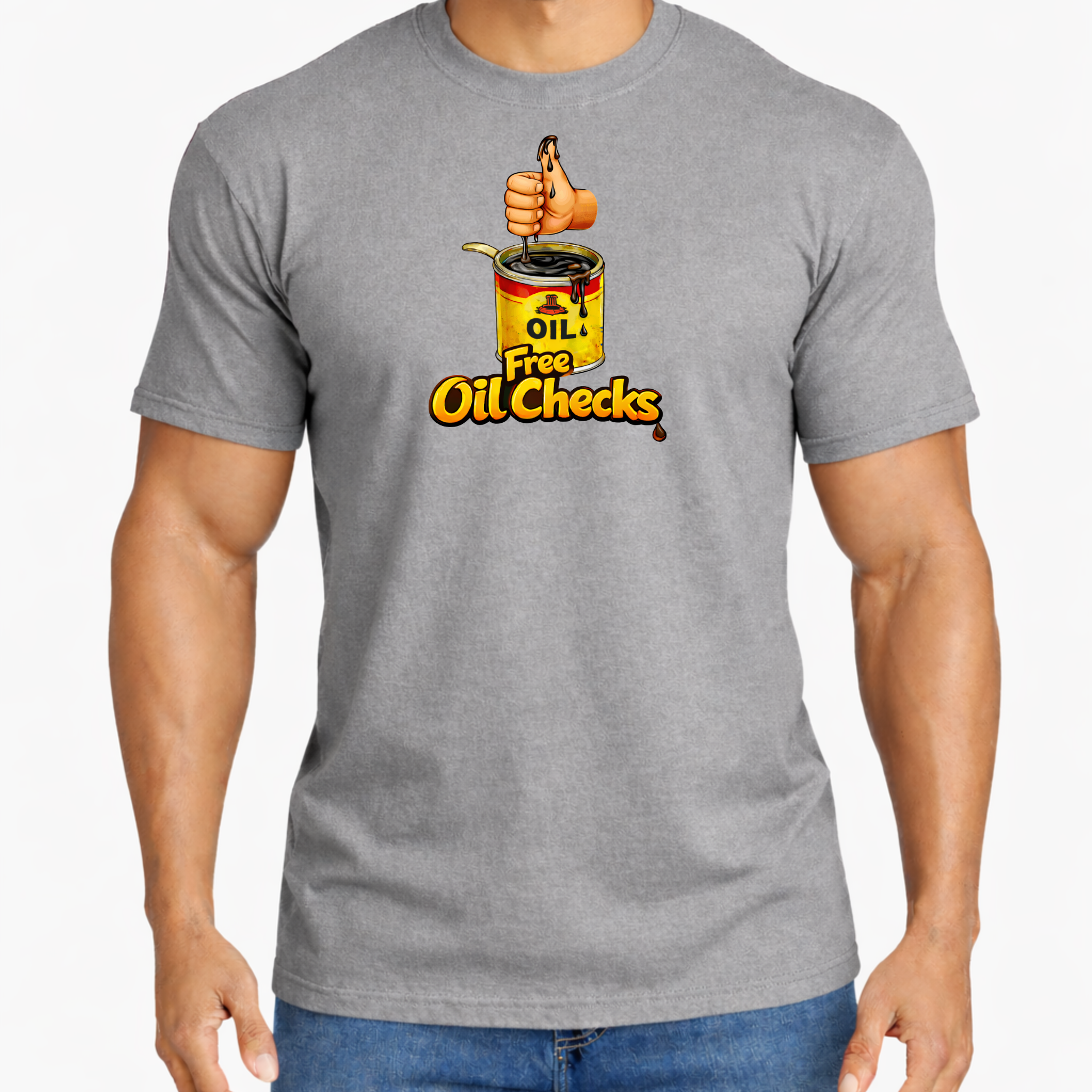 Free Oil Checks Wrestling T-shirt