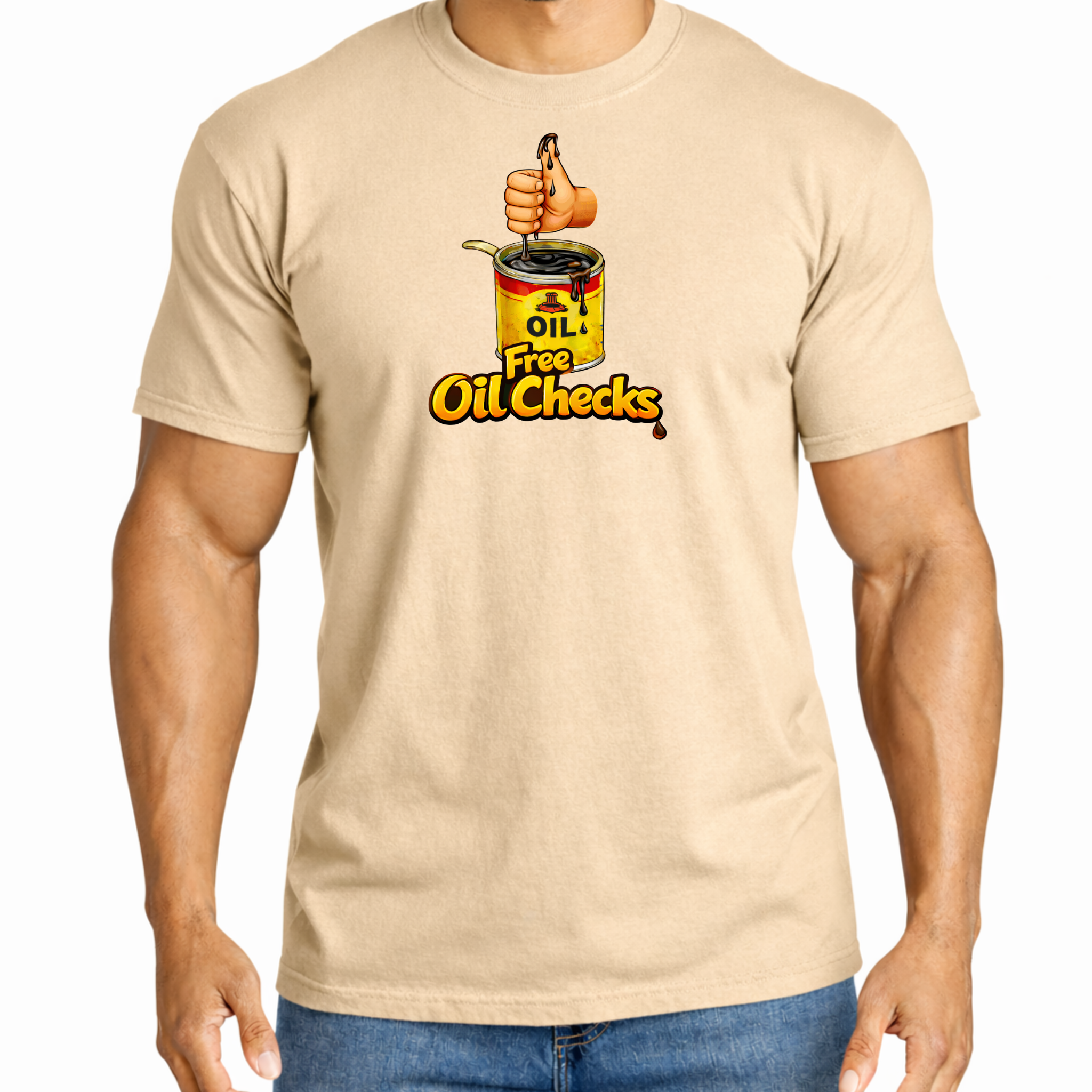 Free Oil Checks Wrestling T-shirt